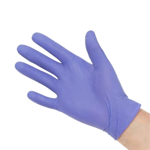 Перчатки нитриловые - 5 пар (Фиолетовые) - фото 12133