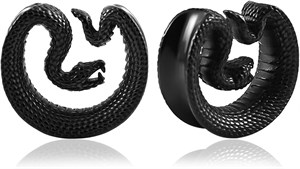 Плаги Змея черный - Пара - фото 15663