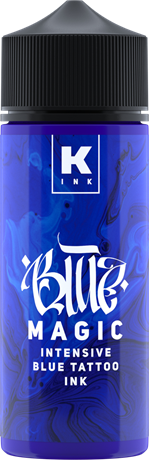 КРАСКА BLUE MAGIC intensive blue tattoo ink 120 мл - фото 16065