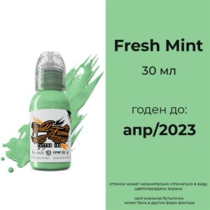 Fresh Mint 30 мл - краска для тренировки World Famous - фото 16827