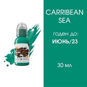 Краска для тренировки - World Famous Ink Caribbean Sea 30 мл - фото 17360