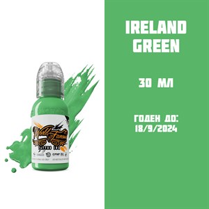 Ireland Green 30 мл - краска для тренировки World Famous - фото 17792