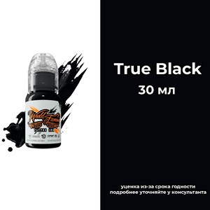 True Black 30 мл - краска для тренировки World Famous - фото 18284