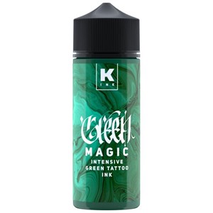 КРАСКА GREEN MAGIC intensive green tattoo ink 120 мл уценка - фото 18370