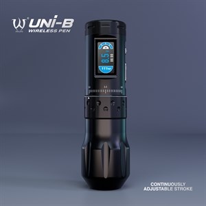 Беспроводная тату машинка Uni B Plus с изменяемым строком - Черный - фото 19810