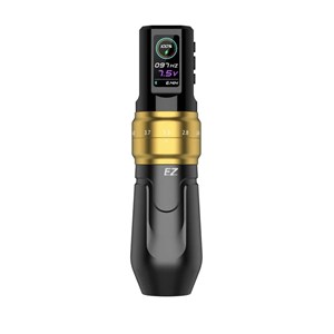 EZ P3 Pro Gloss Gold - Беспроводная тату машинка с двумя аккумуляторами - фото 20938