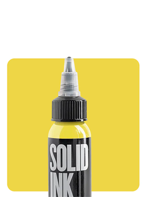 Yellow Solid Ink - Краска для тату 15 мл SI-YELLOW-15 - фото 21050