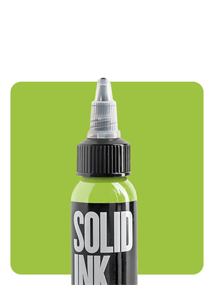 Lime Solid Ink - Краска для тату 15 мл SI-LIME-15 - фото 21051