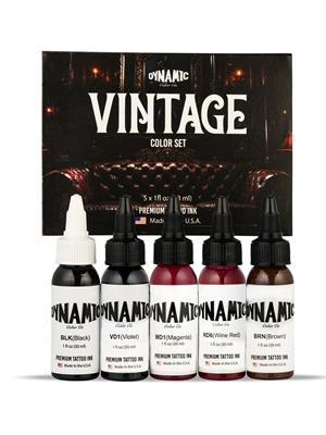 Набор тату краски Dynamic Vintage Lipstick 1 oz - 30 мл DVL30