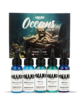 Набор тату краски Dynamic Ocean 30 мл DOS30