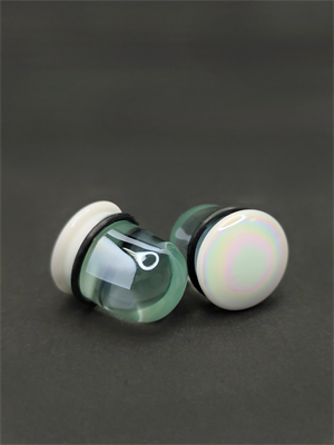 Стеклянные плаги Нежные переливы с о-рингом EK0706