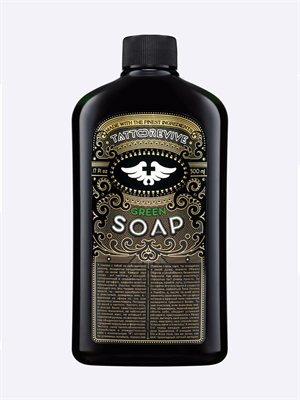 TATTOO REVIVE АНТИБАКТЕРИАЛЬНОЕ МЫЛО GREEN SOAP 500ML revive-GREENsoap