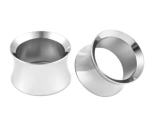 Тоннели из стали цельный бортик Серебристые EK0686-SL
