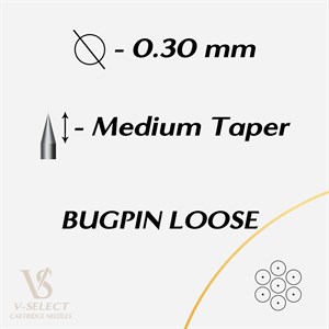 Картриджи Round Liner MEDIUM Taper-Bugpin Loose - EZ® V-System - фото 7283
