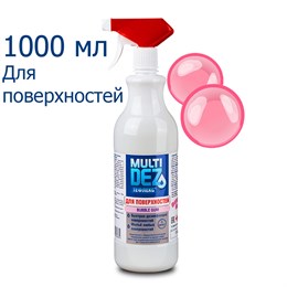 Мультидез-Тефлекс для дезинфекции и мытья поверхностей с ароматом БАБЛ ГАМ спрей 1000 мл