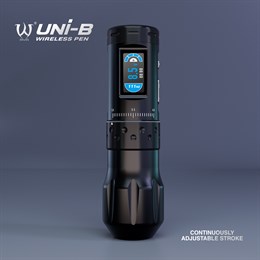 Беспроводная тату машинка Uni B Plus с изменяемым строком - Черный