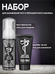 Tattoo Pharma Набор для заживления тату Doctor Pro 30ml + Swift Care 50ml