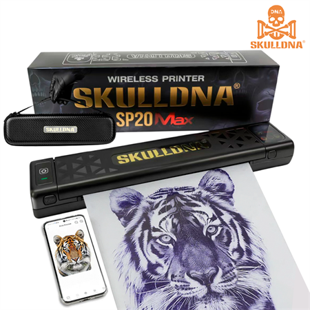 Беспроводной тату принтер AVA Skulldna SP20 Max Wireless Tattoo Printer SP2002- E