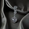 Украшения для пирсинга пупка Сердца с кристаллами - фото 17254