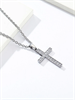 Подвеска Кристальный Крест SL с цепочкой 60 см YH-XL0139-SS-SLCL