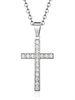 Подвеска Кристальный Крест SL с цепочкой 60 см YH-XL0139-SS-SLCL