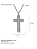 Подвеска-крест Римские мотивы SL с цепочкой YH-XL0138-SS-SLCL