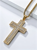 Подвеска-крест Римские мотивы GD с цепочкой YH-XL0138-SS-GDCL