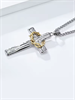 Цепочка с подвеской Крест и Терновый венок SL YH-XL0141-SS-SLGD